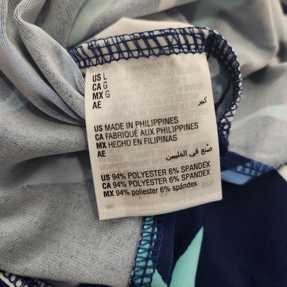 Alfani Size Large Blue Print Tank Top NWOT - Picture 5 of 5